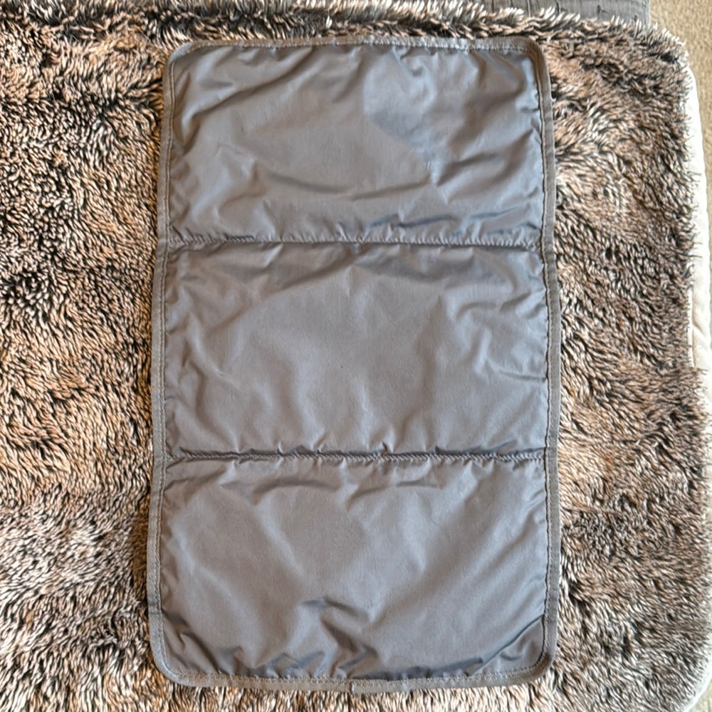 Gray Padded Changing Mat